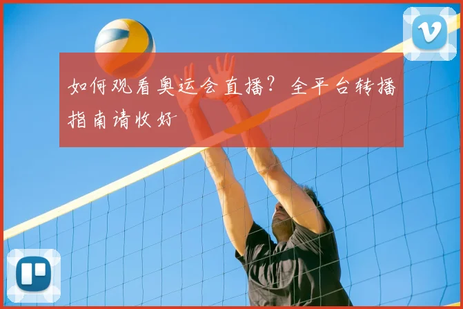 如何观看奥运会直播？全平台转播指南请收好