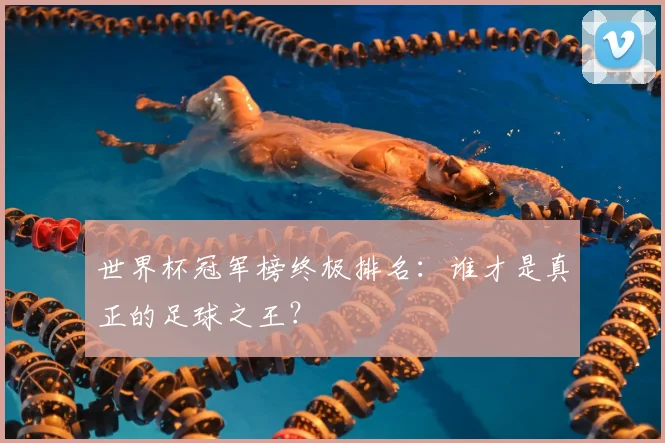 世界杯冠军榜终极排名：谁才是真正的足球之王？